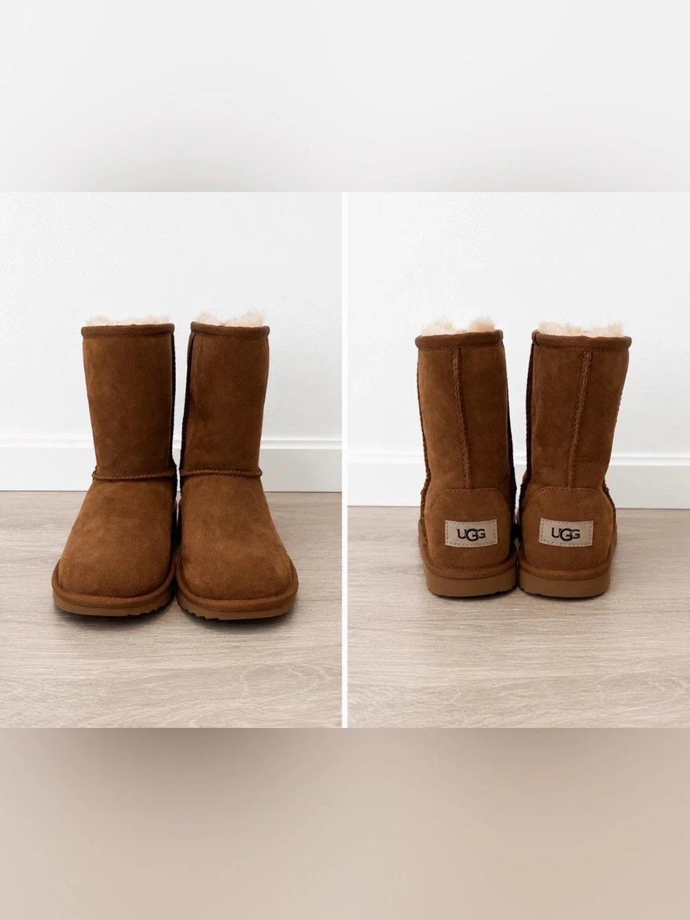UGG Classic Kids Chestnut Suede Mid-Calf Boots